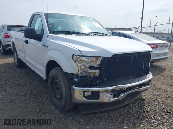 2017 Ford F-150 XL with VIN 1FTMF1C88HKC69886, listed as a IAAI auction lot 42029776 with 168,880 mi miles. Bid and sale history available at carsss.com. Image 1.