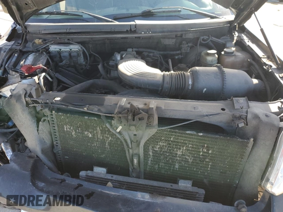 2005 Ford F-150 XL with VIN 1FTRF14W65KC37551, listed as a Copart auction lot 80317184 with 191,768 mi miles and Salvage title. Bid and sale history available at DreamBid. Image 11.