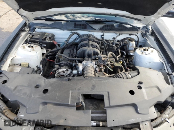 2010 Ford Mustang V6 with VIN 1ZVBP8AN8A5125021, listed as a Copart auction lot 55062725 with 163,880 mi miles and Salvage title. Bid and sale history available at DreamBid. Image 11.
