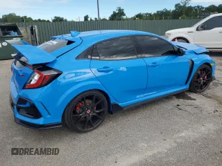 2021 Honda Civic Type R Touring z VIN SHHFK8G76MU200876, wystawiony jako Copart lot #57042224 z przebiegiem Nie podano mil oraz Szkoda całkowita • Salvage title. Historia ofert i sprzedaży dostępna na DreamBid. Obrazek 3.