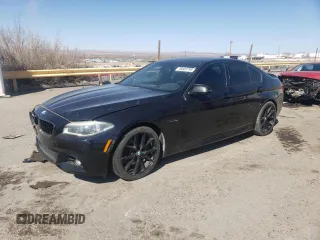 2015 BMW 5 Series 550i z VIN WBAKN9C50FD961489, wystawiony jako Copart lot #46683795 z przebiegiem 90 235 mil mil oraz Szkoda całkowita • Salvage title. Historia ofert i sprzedaży dostępna na DreamBid. Obrazek 1.