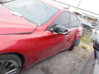 2021 Infiniti Q50 Red Sport 400 with VIN JN1FV7DP7MM850432, listed as a IAAI auction lot 42057935 with 15,936 mi miles and . Bid and sale history available at DreamBid. Image 15.