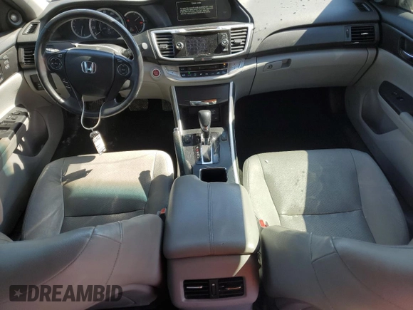 2013 Honda Accord Sdn EX-L with VIN 1HGCR2F85DA087665, listed as a Copart auction lot 48190605 with 145,498 mi miles and Salvage Title. Bid and sale history available at carsss.com. Image 8.