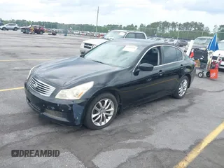 2009 Infiniti G37 Sedan x with VIN JNKCV61F29M358483, listed as a IAAI auction lot 42105128 with 173,651 mi miles. Bid and sale history available at carsss.com. Image 2.