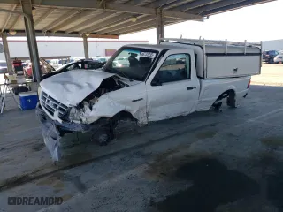 2002 Ford Ranger XL with VIN 1FTYR10D42PA54672, listed as a Copart auction lot 46735935 with 171,818 mi miles and Salvage Title. Bid and sale history available at carsss.com. Image 1.