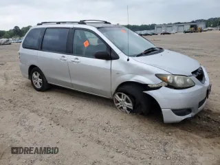 2005 Mazda MPV LX with VIN JM3LW28J450546738, listed as a Copart auction lot 57106865 with 152,316 mi miles and Clean title. Bid and sale history available at DreamBid. Image 4.