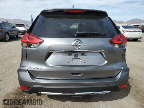 2017 Nissan Rogue SV with VIN KNMAT2MT6HP513056, listed as a Copart auction lot 47505305 with 80,788 mi miles and Salvage title. Bid and sale history available at DreamBid. Image 6.