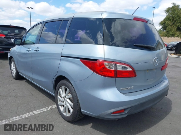 2012 Mazda 5 Sport with VIN JM1CW2BL1C0127326, listed as a IAAI auction lot 41905401 with 236,475 mi miles. Bid and sale history available at carsss.com. Image 3.