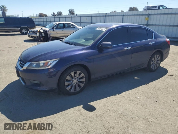 2014 Honda Accord Sedan EX-L with VIN 1HGCR2F83EA147010, listed as a Copart auction lot 50054385 with 177,805 mi miles and Salvage Title. Bid and sale history available at carsss.com. Image 1.