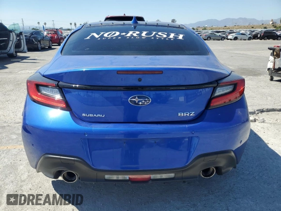 2022 Subaru BRZ Limited with VIN JF1ZDBF19N8703277, listed as a Copart auction lot 53993605 with 21,811 mi miles and Salvage title. Bid and sale history available at DreamBid. Image 6.