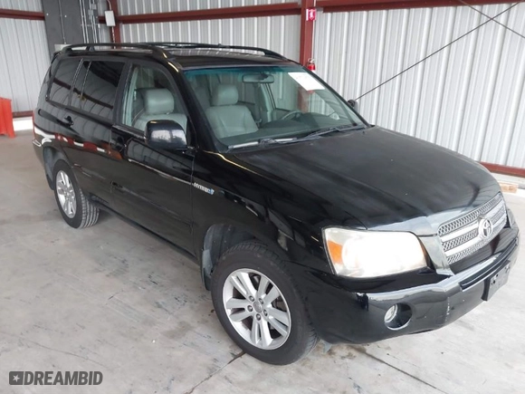 2007 Toyota Highlander Hybrid w/3rd Row with VIN JTEEW21A570035193, listed as a IAAI auction lot 41571679 with 143,627 mi miles. Bid and sale history available at carsss.com. Image 1.
