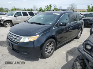 2011 Honda Odyssey EX-L with VIN 5FNRL5H66BB058610, listed as a Copart auction lot 54444455 with 268,001 mi miles and Clean Title. Bid and sale history available at carsss.com. Image 1.