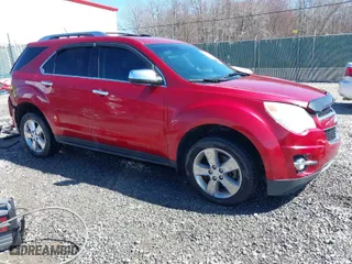 2013 Chevrolet Equinox LTZ with VIN 2GNFLGEK5D6277283, listed as a IAAI auction lot 41838976 with 120,705 mi miles. Bid and sale history available at carsss.com. Image 1.