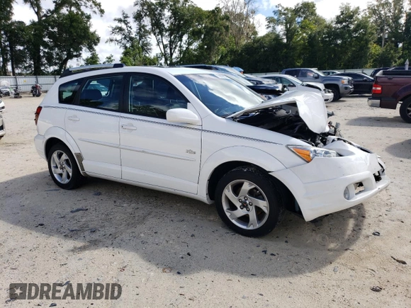 2005 Pontiac Vibe with VIN 5Y2SL63845Z433408, listed as a Copart auction lot 70809854 with 0 mi miles and Salvage Title. Bid and sale history available at carsss.com. Image 4.