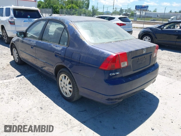 2004 Honda Civic LX z VIN 2HGES16554H605210, wystawiony jako IAAI lot #42349566 z przebiegiem 332 807 mil mil oraz . Historia ofert i sprzedaży dostępna na DreamBid. Obrazek 3.