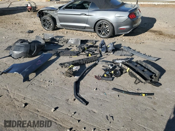 2022 Ford Mustang EcoBoost with VIN 1FATP8UH6N5107447, listed as a Copart auction lot 53329815 with 35,528 mi miles and Salvage title. Bid and sale history available at DreamBid. Image 12.