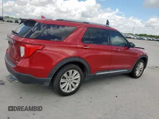 2020 Ford Explorer Limited z VIN 1FMSK8FH2LGD03528, wystawiony jako Copart lot #62380955 z przebiegiem 53 991 mil mil oraz Szkoda całkowita • Salvage title. Historia ofert i sprzedaży dostępna na DreamBid. Obrazek 3.