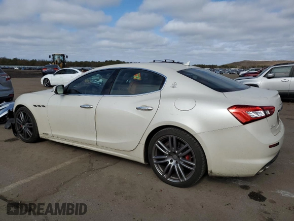 2018 Maserati Ghibli S Q4 GranLusso with VIN ZAM57YTL5J1280401, listed as a Copart auction lot 43784454 with 42,057 mi miles. Bid and sale history available at carsss.com. Image 2.