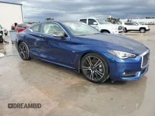 2018 Infiniti Q60 Sport with VIN JN1EV7EKXJM342904, listed as a Copart auction lot 84344174 with 32,239 mi miles and Non Repairable. Bid and sale history available at DreamBid. Image 4.