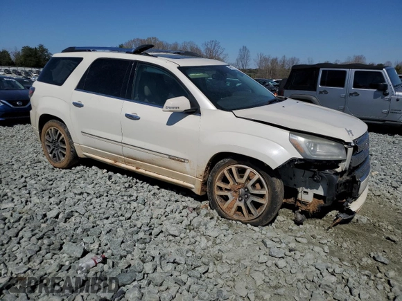 2014 GMC Acadia Denali with VIN 1GKKRTKD7EJ307333, listed as a Copart auction lot 49656815 with 184,523 mi miles and Salvage Title. Bid and sale history available at carsss.com. Image 4.