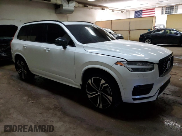 2021 Volvo XC90 R-Design with VIN YV4BR0CM3M1683841, listed as a Copart auction lot 48255854 with 53,839 mi miles and Clean Title. Bid and sale history available at carsss.com. Image 4.