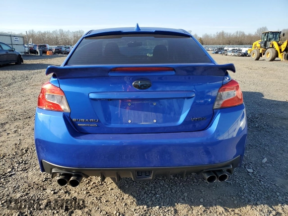 2017 Subaru WRX with VIN JF1VA1B60H9805410, listed as a Copart auction lot 48829925 with 105,645 mi miles and Salvage Title. Bid and sale history available at carsss.com. Image 6.
