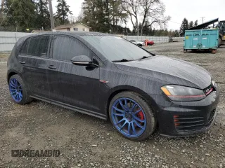 2016 Volkswagen Golf GTI S with VIN 3VW5T7AU9GM006889, listed as a Copart auction lot 49655875 with 127,410 mi miles and Salvage Title. Bid and sale history available at carsss.com. Image 4.