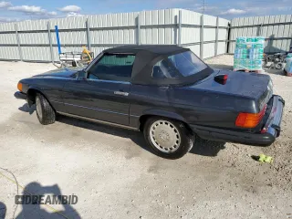 1986 Mercedes-Benz 560 SL with VIN WDBBA48D8GA054833, listed as a Copart auction lot 83746724 with 114,789 mi miles and Non Repairable. Bid and sale history available at DreamBid. Image 2.