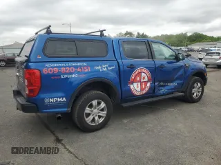 2020 Ford Ranger XL with VIN 1FTER4FHXLLA86940, listed as a Copart auction lot 58614045 with 77,249 mi miles and Salvage title. Bid and sale history available at DreamBid. Image 3.