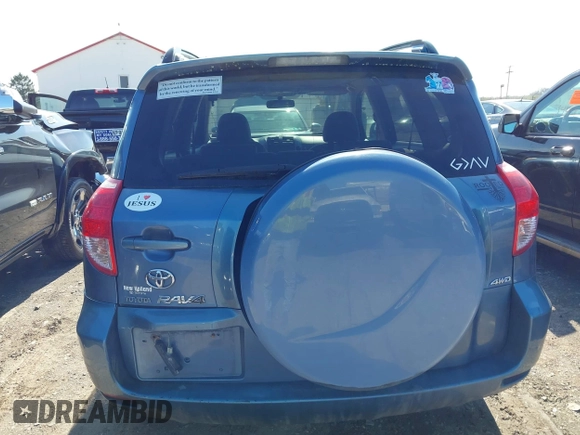 2006 Toyota RAV4 with VIN JTMBD33V165038550, listed as a IAAI auction lot 42007098 with 298,317 mi miles. Bid and sale history available at carsss.com. Image 6.
