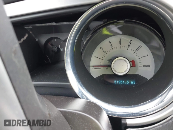 2012 Ford Mustang Premium with VIN 1ZVBP8AM5C5274805, listed as a IAAI auction lot 41934449 with 51,951 mi miles and . Bid and sale history available at DreamBid. Image 7.