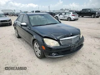 2009 Mercedes-Benz C 300 Sport with VIN WDDGF54X79F266942, listed as a Copart auction lot 61932745 with 190,447 mi miles and Salvage title. Bid and sale history available at DreamBid. Image 13.