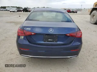 2024 Mercedes-Benz C 300 with VIN W1KAF4GB5RR233016, listed as a Copart auction lot 44930155 with 3,419 mi miles and Salvage Title. Bid and sale history available at carsss.com. Image 6.