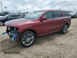 2019 Dodge Durango GT with VIN 1C4RDJDG6KC717741, listed as a Copart auction lot 61489685 with 88,121 mi miles and Salvage title. Bid and sale history available at DreamBid. Image 1.