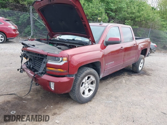 2017 Chevrolet Silverado 1500 LT with VIN 3GCUKREC5HG319937, listed as a IAAI auction lot 42073970 with 99,219 mi miles and . Bid and sale history available at DreamBid. Image 2.
