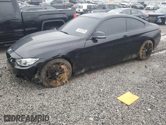 2016 BMW 4 Series 435i z VIN WBA3R1C52GK529414, wystawiony jako Copart lot #44433205 z przebiegiem 167 240 mil mil oraz Szkoda całkowita • Salvage title. Historia ofert i sprzedaży dostępna na DreamBid. Obrazek 1.