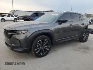 2025 Mazda CX-50 S Premium Plus with VIN 7MMVABEM0SN315266, listed as a Copart auction lot 75857294 with 202 mi miles and Salvage title. Bid and sale history available at DreamBid. Image 1.