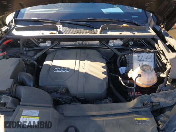 2021 Audi Q5 Premium Plus with VIN WA1BAAFY9M2048397, listed as a IAAI auction lot 41486775 with 39,624 mi miles and . Bid and sale history available at DreamBid. Image 10.