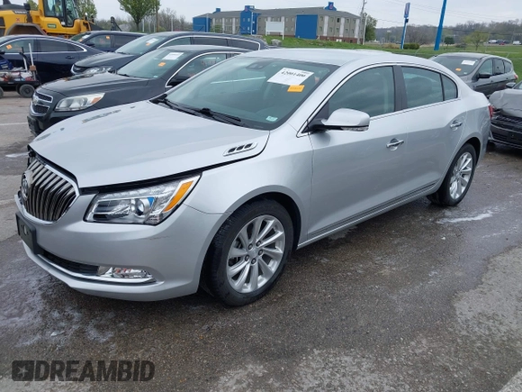 2016 Buick LaCrosse Leather with VIN 1G4GB5G37GF159378, listed as a IAAI auction lot 42001400 with 39,917 mi miles. Bid and sale history available at carsss.com. Image 2.