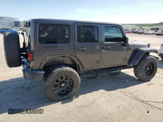 2017 Jeep Wrangler Unlimited Sahara with VIN 1C4BJWEG0HL727423, listed as a Copart auction lot 56719285 with 62,965 mi miles and Salvage title. Bid and sale history available at DreamBid. Image 3.