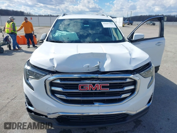 2020 GMC Terrain SLT z VIN 3GKALVEX4LL222454, wystawiony jako IAAI lot #41667309 z przebiegiem 111 729 mil mil oraz . Historia ofert i sprzedaży dostępna na DreamBid. Obrazek 6.