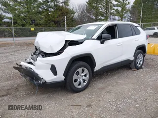 2024 Toyota RAV4 LE with VIN 2T3H1RFV6RC293484, listed as a IAAI auction lot 41546783 with 9,891 mi miles. Bid and sale history available at carsss.com. Image 17.