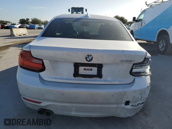 2015 BMW 2 Series 228i with VIN WBA1F5C59FV257321, listed as a Copart auction lot 80915464 with 113,776 mi miles and Salvage title. Bid and sale history available at DreamBid. Image 6.