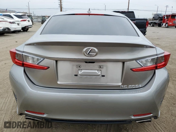 2016 Lexus RC 200t F Sport z VIN JTHHA5BC2G5001750, wystawiony jako Copart lot #50940675 z przebiegiem 80 545 mil mil oraz Szkoda całkowita • Salvage title. Historia ofert i sprzedaży dostępna na DreamBid. Obrazek 6.