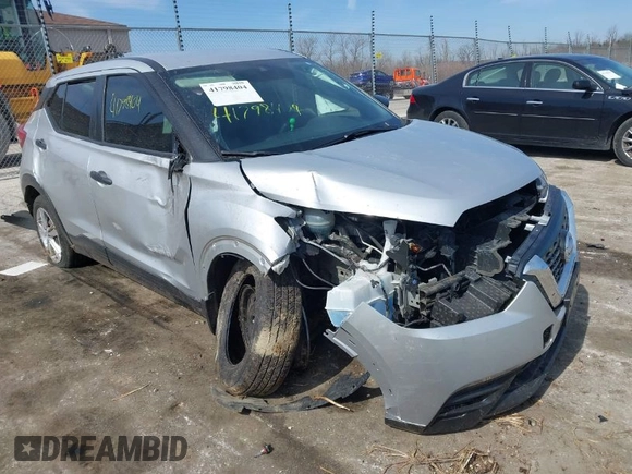 2020 Nissan Kicks S with VIN 3N1CP5BV5LL527783, listed as a IAAI auction lot 41798404 with 53,834 mi miles and . Bid and sale history available at DreamBid. Image 1.