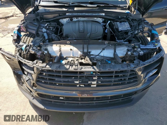 2021 Porsche Macan with VIN WP1AA2A5XMLB06210, listed as a Copart auction lot 58085225 with 38,015 mi miles and Salvage title. Bid and sale history available at DreamBid. Image 12.