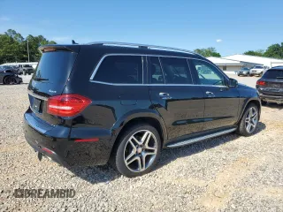 2017 Mercedes-Benz GLS 550 z VIN 4JGDF7DE9HA771623, wystawiony jako Copart lot #55745455 z przebiegiem Nie podano mil oraz Szkoda całkowita • Salvage title. Historia ofert i sprzedaży dostępna na DreamBid. Obrazek 3.
