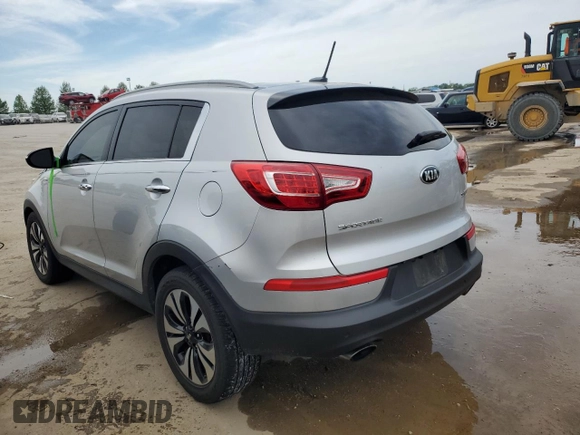 2013 Kia Sportage SX with VIN KNDPCCA69D7512637, listed as a Copart auction lot 53219644 with 87,076 mi miles and Clean Title. Bid and sale history available at carsss.com. Image 2.