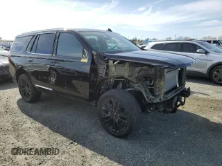 2024 GMC Yukon SLT with VIN 1GKS2BKD8RR272274, listed as a Copart auction lot 44566235 with 9,889 mi miles and Salvage Title. Bid and sale history available at carsss.com. Image 4.