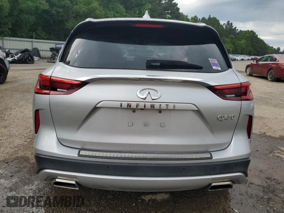 2019 Infiniti QX50 Essential with VIN 3PCAJ5M19KF119204, listed as a Copart auction lot 60283835 with 91,949 mi miles and Clean title. Bid and sale history available at DreamBid. Image 6.